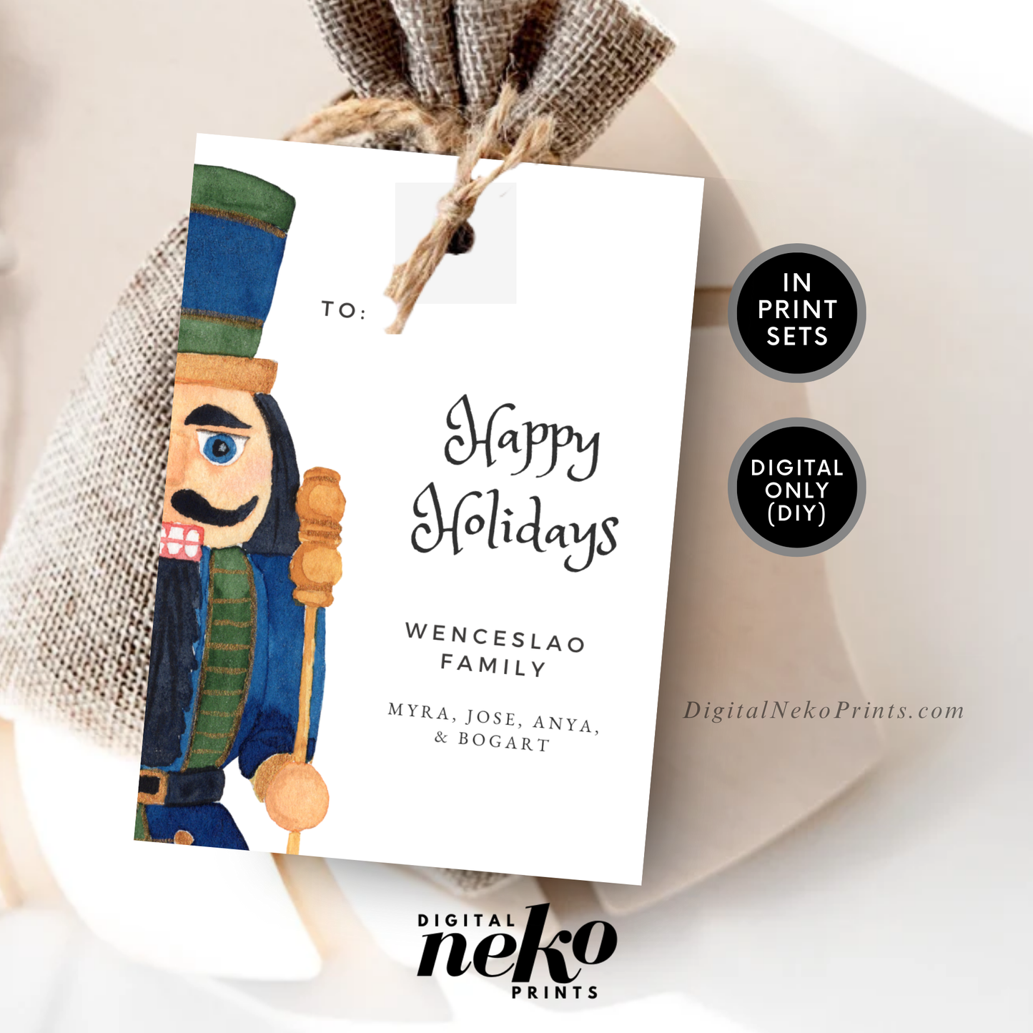 Christmas '24 Gift Tags (Nutcracker 1)