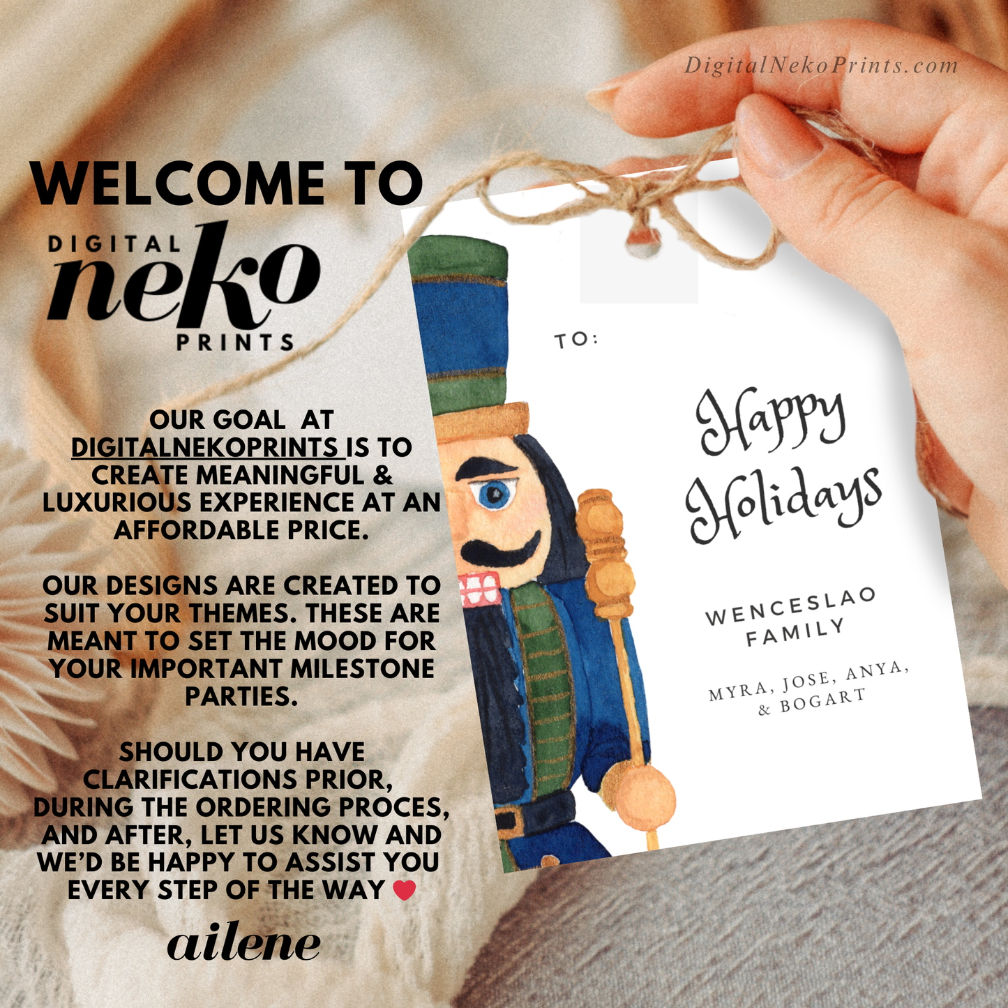 Christmas '24 Gift Tags (Nutcracker 1)
