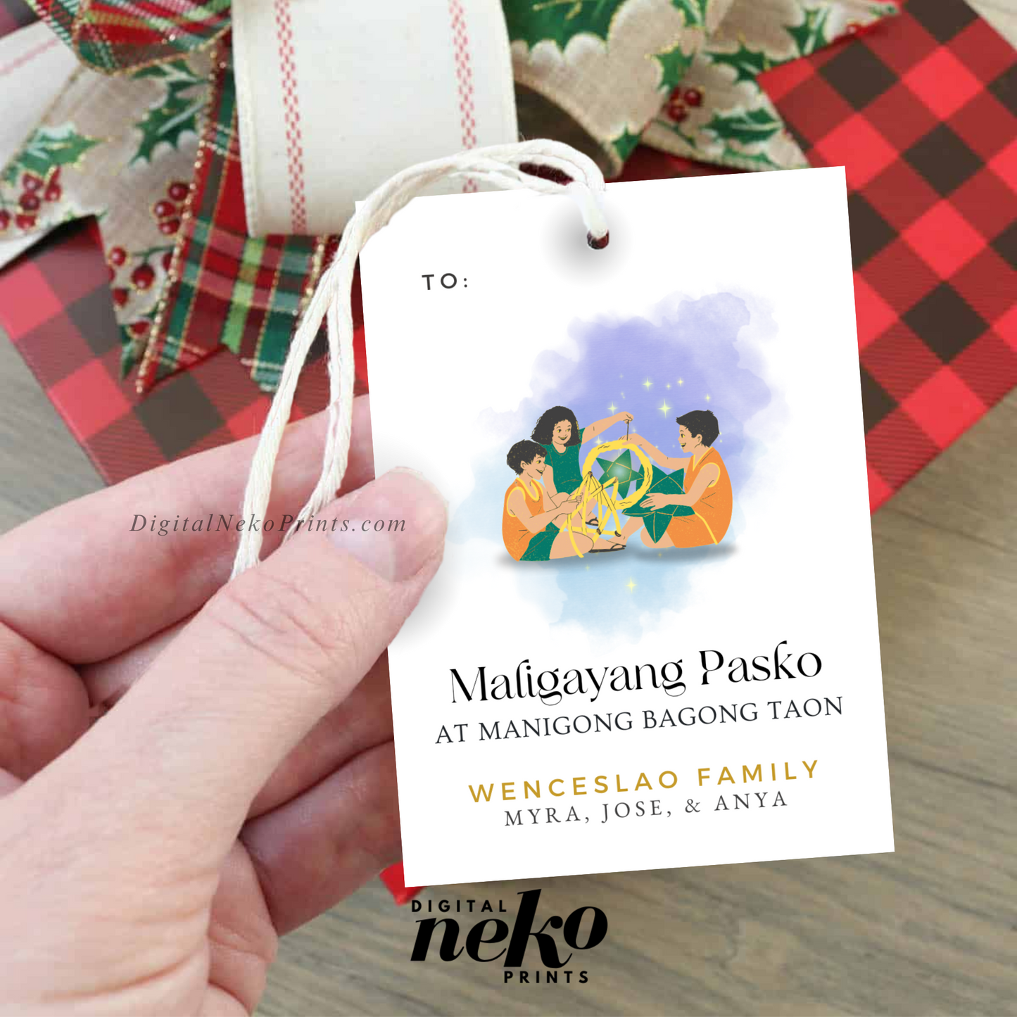 Christmas '24 Gift Tags (Paskong Pinoy)