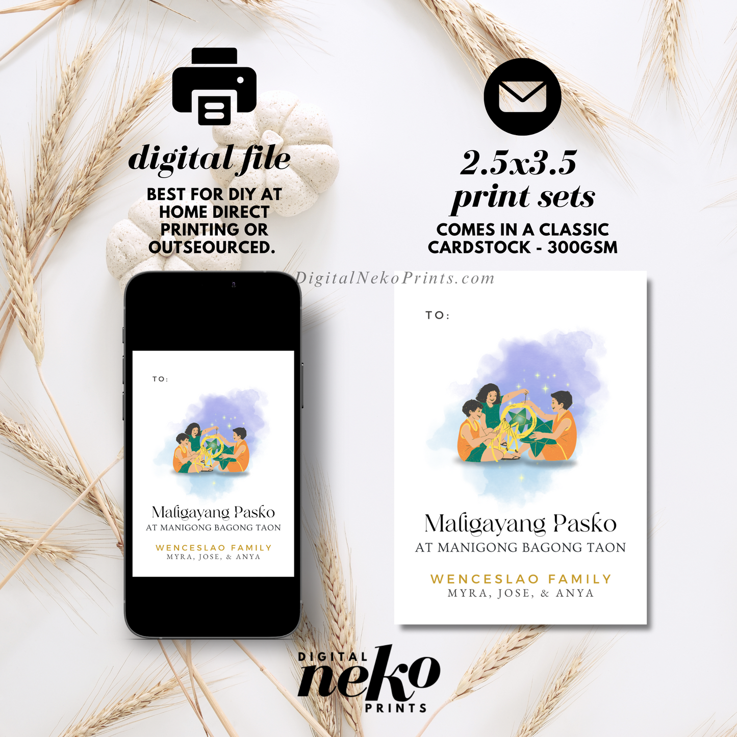 Christmas '24 Gift Tags (Paskong Pinoy)
